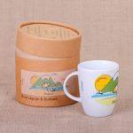 MELSA Blue Lagoon & Sunbed Tasarımlı Porselen Mug - Görsel 3