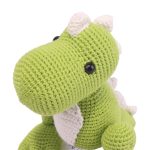 El Yapımı Amigurumi Yeşil Dinozor Oyuncak