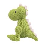 El Yapımı Amigurumi Yeşil Dinozor Oyuncak - Görsel 5