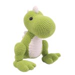 El Yapımı Amigurumi Yeşil Dinozor Oyuncak - Görsel 4