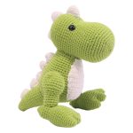 El Yapımı Amigurumi Yeşil Dinozor Oyuncak - Görsel 3