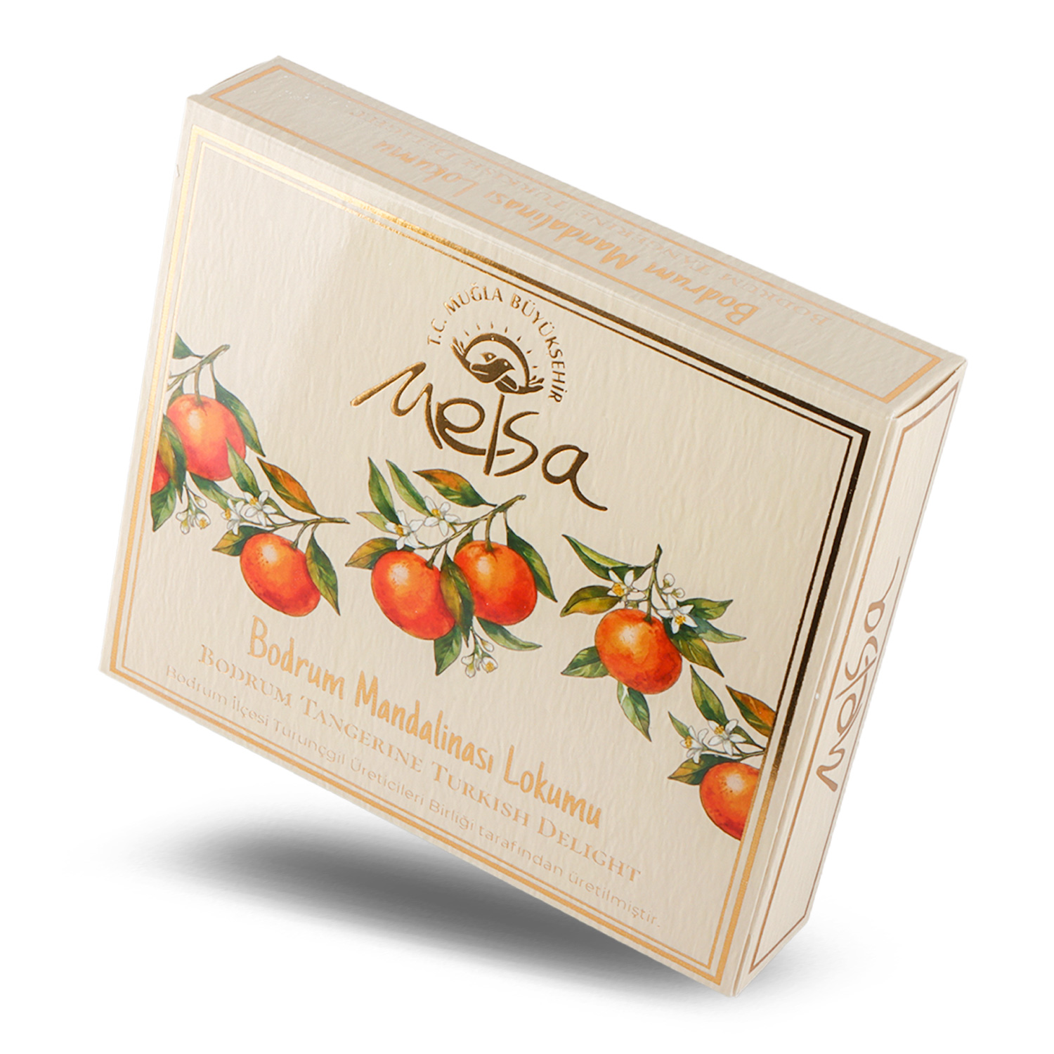 lokum-2 MELSA Bodrum Mandalinası Lokumu 250gr - Görsel 1