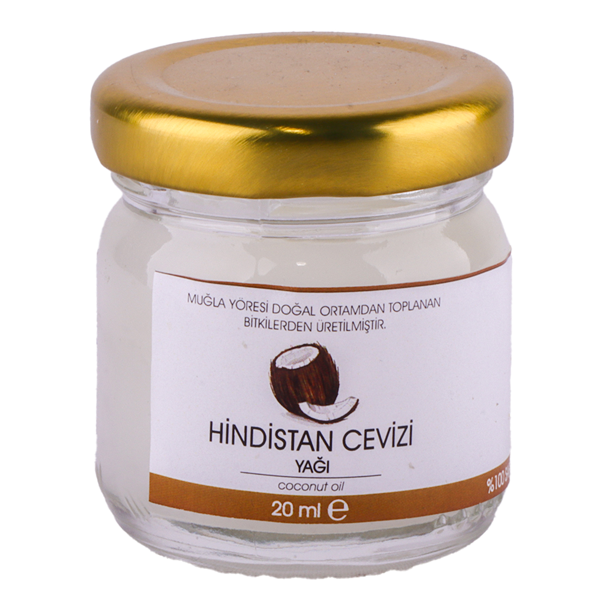 hcy-2 Yer-Koop Hindistan Cevizi Yağı 20ml - Görsel 1