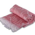 %100 Pamuk Pembe Peştemal